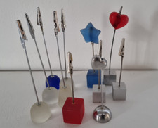 11 x Memohalter Notizhalter Papierhalter Fotohalter Kartenhalter Zettelhalter