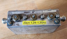 Plisch Bandpass Filter RX / TX 1250 - 1300MHz 23cm low loss 