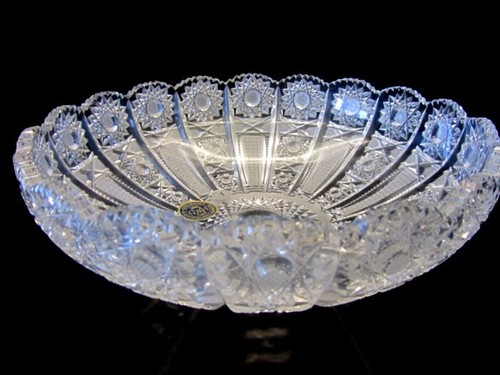 Echt bleikristall glas schale - bleikristall,