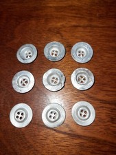 4-Loch-Knöpfe Aluminium Zeltbahn Militär wie WH jeweils 2 Stück