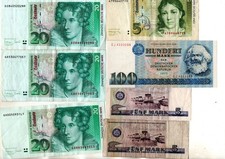 3x20,-  1x5,-DM D-Mark