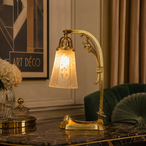 Original art déco - art, tischlampe