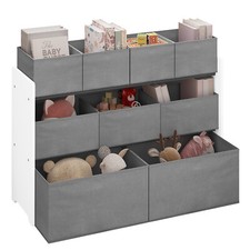 Kinderregal Spielzeugregal mit 9 Aufbewahrungsboxen Kinderzimmer Organizer Regal