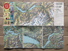 50er Jahre Touristische Karte