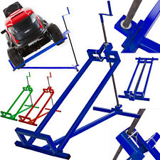 MASKO® XXL Rasentraktor Heber 400kg Aufsitzmäher Hebevorrichtung Hebebühne 