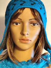 Mammut damen Beanie Strickmütze Inka-Mütze Ohrenschutz Neu! Blau