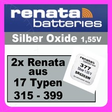2x Renata Uhren Batterie