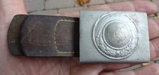 original Koppelschloss 30 er Jahre  mit Lederzunge