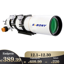 SVBONY SV503 80ED F7 Refraktor Astronomisches Teleskop OTA APO Dual Fokussierer