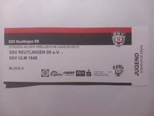 Ticket Fußball  Regionalliga