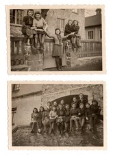 Photo 1930s/40s Girls Boarding