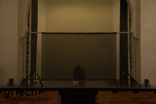 Lasergaze schwarz - 2m,