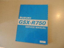 SUZUKI GSX R 750 SRAD 1996 Repair manual Reparatur  Werkstatthandbuch Englisch