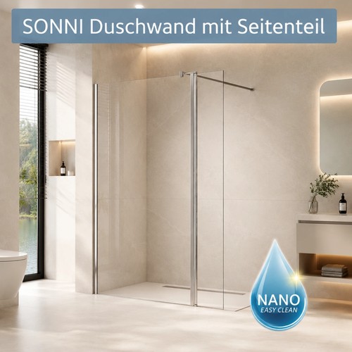 Walk dusche echtglas - walk-in,
