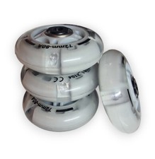 Inliner Rollen LED 4 Ersatzrollen Kugellager Inlineskates Wheels ABEC7 72-80mm