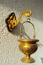 Weihwasserbecken ANTIK Messing