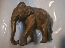 Elefant, Holz, geschnitzt, ca