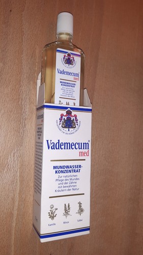 Vademecum med mundwasser - vademecum,