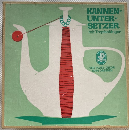 Ddr kannenuntersetzer mit - ddr,