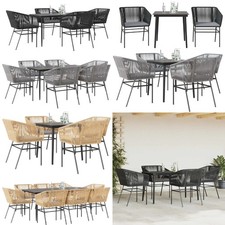 3/5/7/9x Garten Essgruppe mit