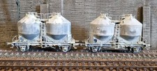 Roco 45963 Staubsilowagen-Set, Zementsilowagen, EVA, DB, Ep. IV, gealtert