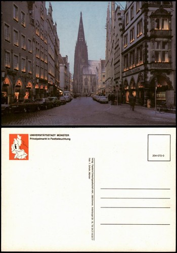 Ansichtskarte münster - ansichtskarte,