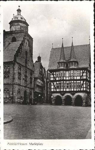 Alsfeld markplatz rathaus - markplatz,
