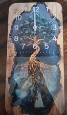 Wanduhr, Naturliebhaber, Baum, Gehärtete Folie