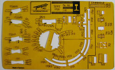 FLEISCHMANN Gleisplan Schablone Serie 1700 1:10 H0 Nr 88 Gleispläne