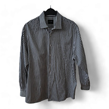 ? Westbury Herrenhemd XL-Schwarz-Weiß-Gestreift ?