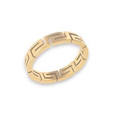 999 Gelbgold Ring 24 Karat Stahl Gr. 50 (15,9mm) Gold 1,60g PL