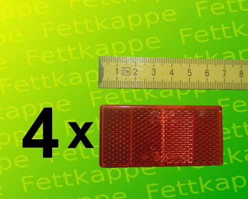 Rückstrahler klein rot - 4,