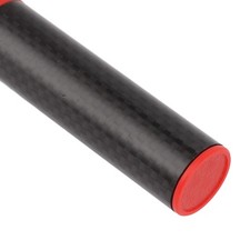 1 Pair Handlebar Ends With Covers Carbon Fiber Handle Grip Ends For 22.2mm