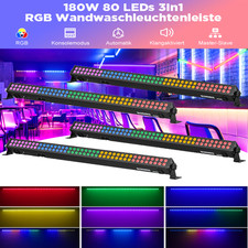 4X 180W RGB 80 LED Wall Washer