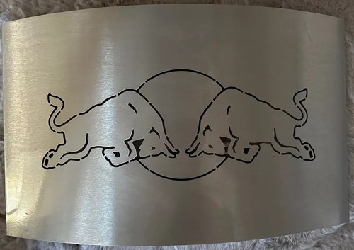 Red bull lampe metall - red,