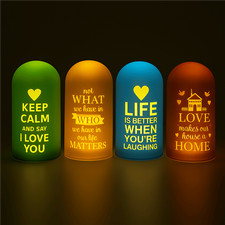 8er Set LED Tischlampe