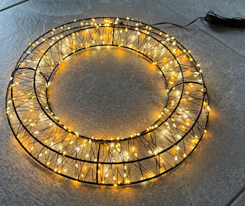 Led lichterkranz warmweiß - led,