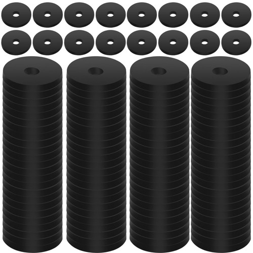 Gummischeiben set schwarz - set,