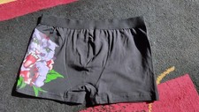 Herren-Retro-Boxer, Gr. S, schwarz, neu