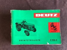 Deutz D 40 40.2  Ersatzteilliste 08/1964 200 Seiten  Original
