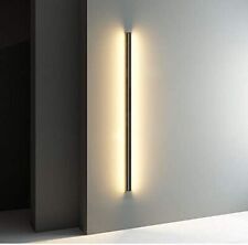 Phube LED Wandleuchte Wandlampe Lichtstreifen 3000K Warmweiß 100cm, 36W, Schwarz