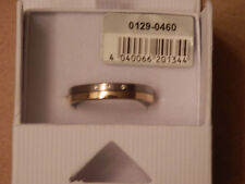 Boccia Unisex-Ring You and me teil-goldplattiert Titan 3 Brillanten  GR.60 19mm