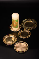 Kerzenteller mit Waffelrand