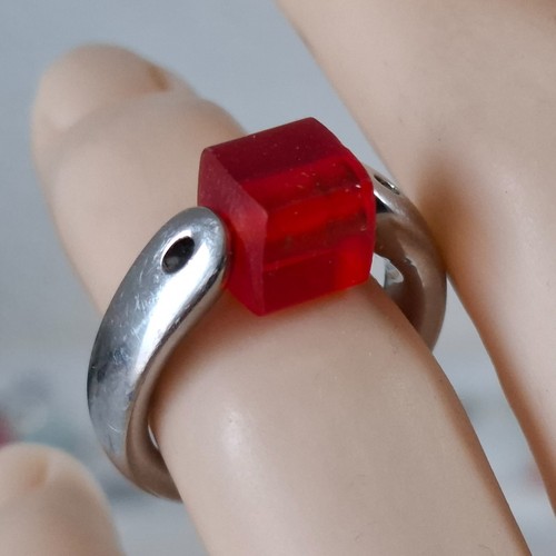 Tipit quadratisches rotes - s,