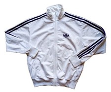 Adidas Firebird Jacke weiß lila Retro Originals Vintage RARE white purple M/L