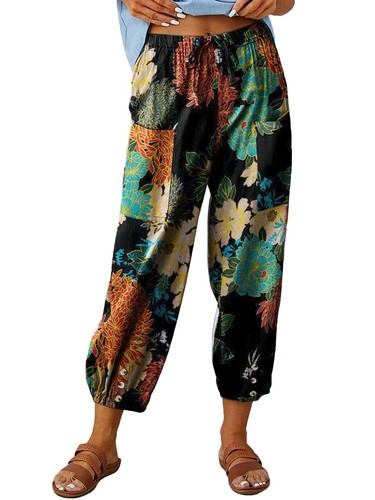Sommerhose damen leinen - damen,