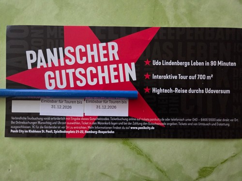 Gutscheine panik city - 2, udo
