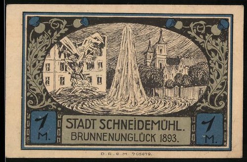 Notgeld schneidemühl mark - 1,