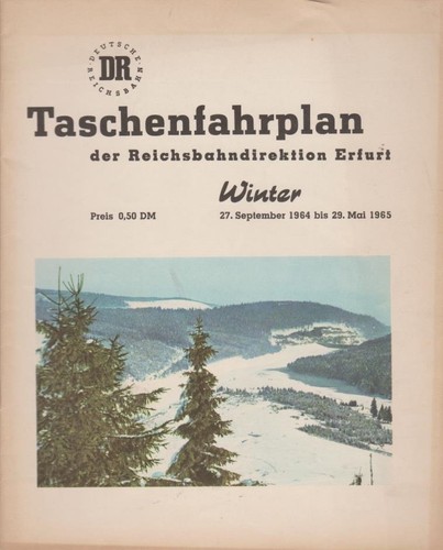 Taschenfahrplan der