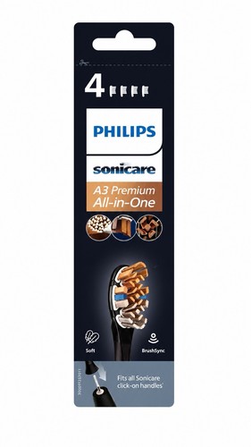 4er pack philips - 4er-pack, schwarz